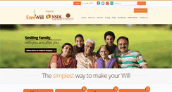 Desktop Screenshot of ezeewill.com